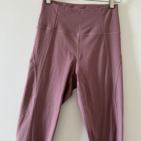 Girlfriend Collective High Waist Compression Legging Mauve Size Small - Picture 4 of 6